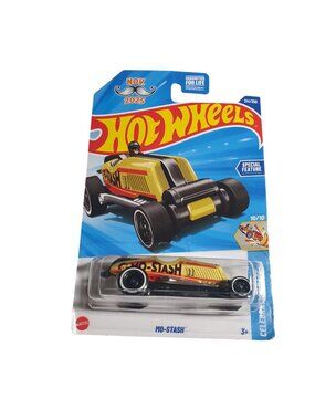 Hot Wheels Mo Stash Celebration Racers Yellow Red 10/10 Limited Edition Diecast